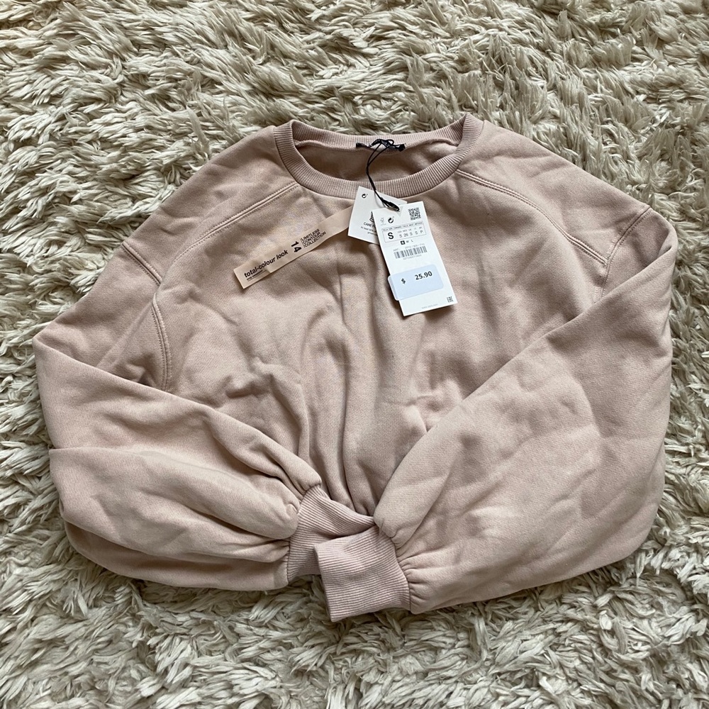 Zara Cropped Sweatshirt